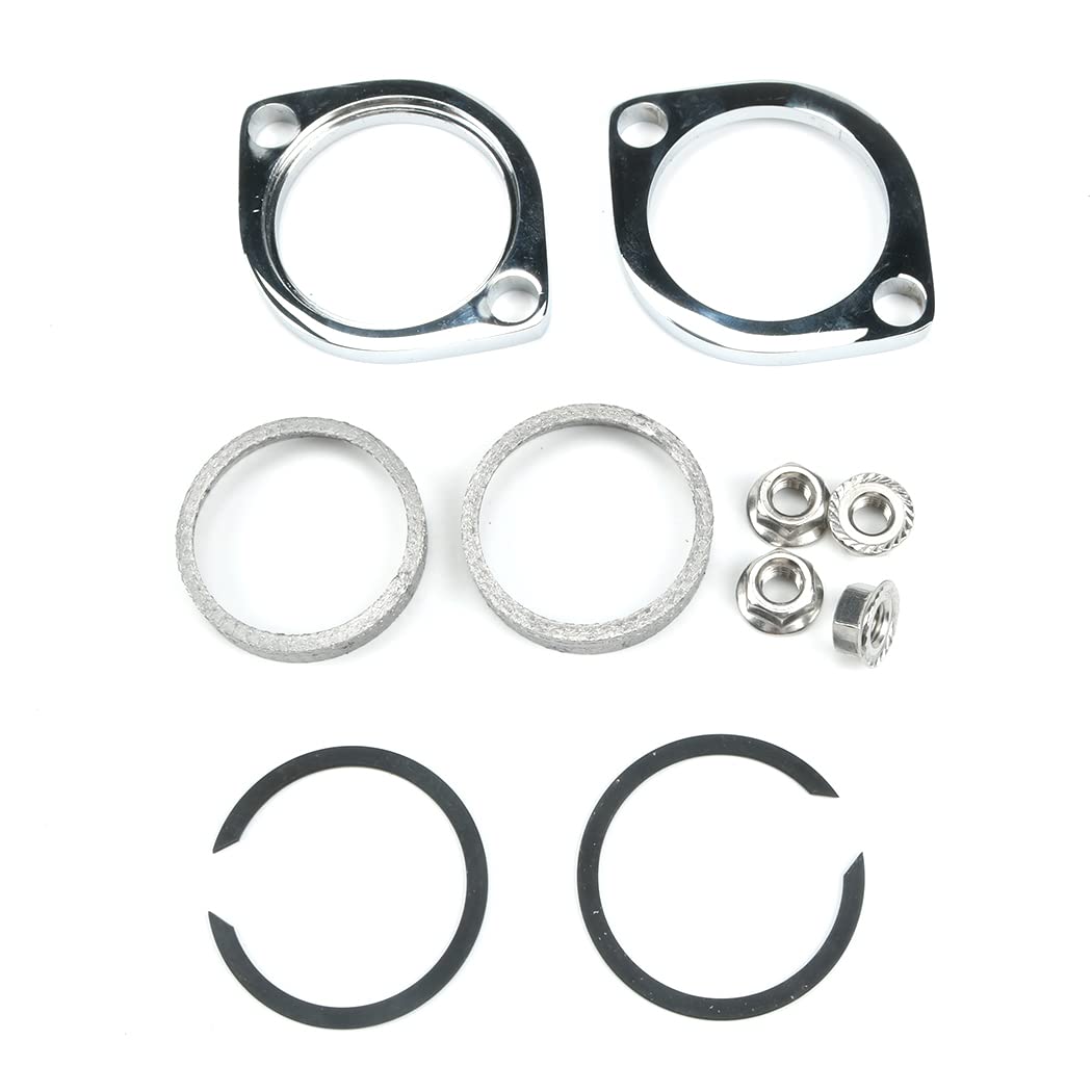 Jetuplusllc flange kit on a custom bobber illustrating clean finished look