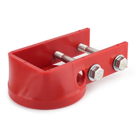 Jetuplusllc coupler block mounted on kingpin coupler showing correct placement