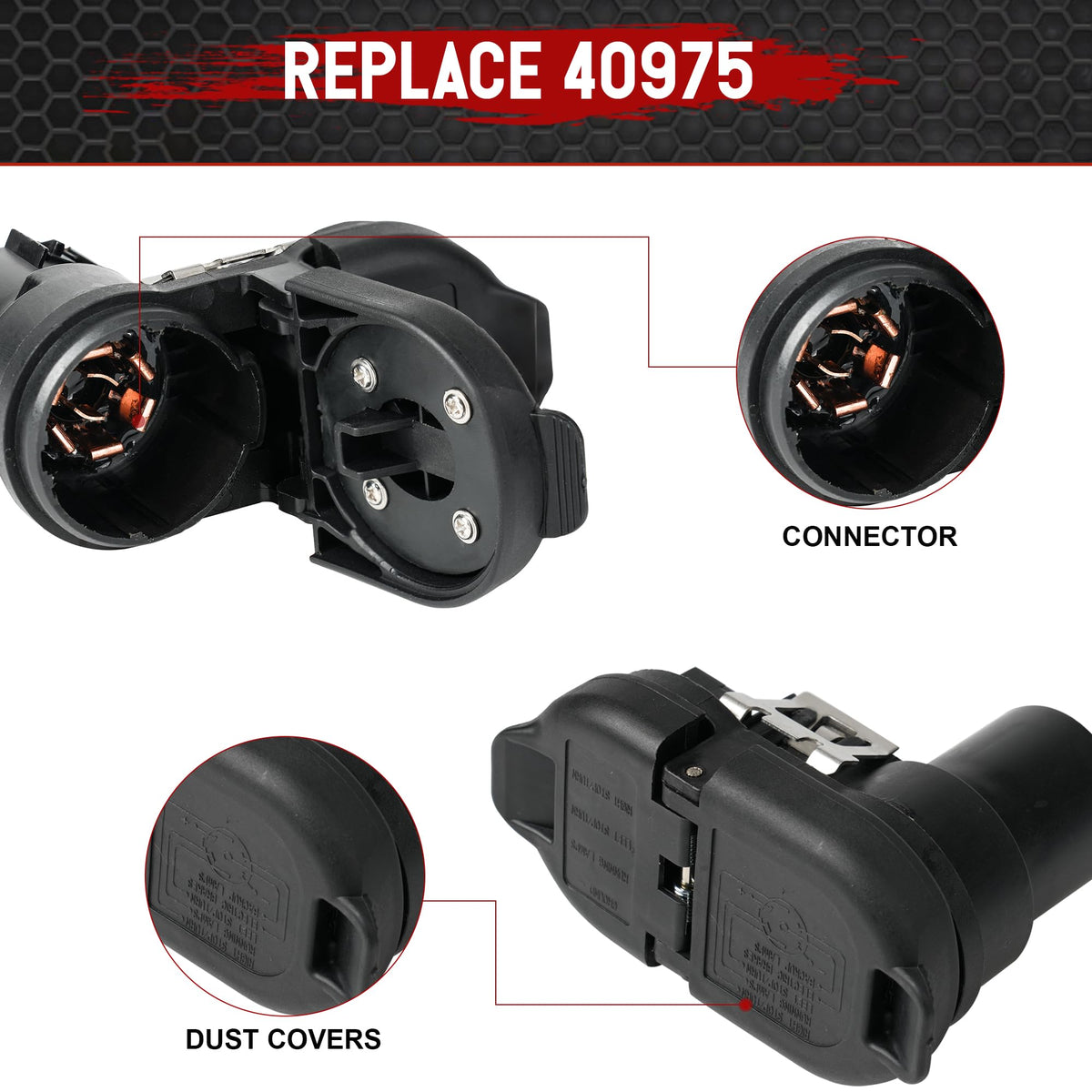 Jetuplusllc side profile of ABS housing demonstrating durable construction