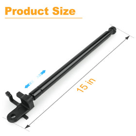 Jetuplusllc strut mounted in trunk illustrating smooth controlled opening benefit