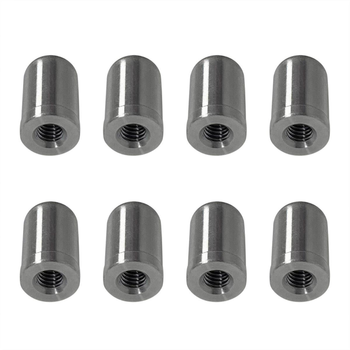 Jetuplusllc detail of tapped 4mm x 0.7 top thread for removal, enabling reversible service benefit