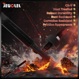 JEUCLEL components laid out in case for quick access and organized storage