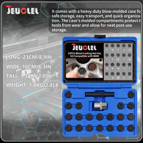 JEUCLEL kit staged in a garage setting showing professional readiness and organization