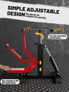 JFG RACING anti-slip feet on base for stable maintenance and reduced movement