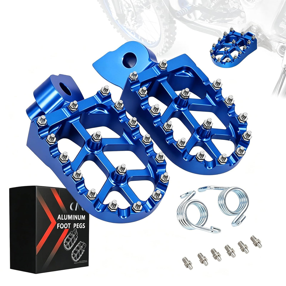 JFG RACING front view showing pegs and packaging, enhances buyer confidence