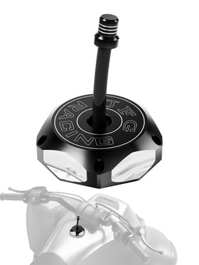 JFG RACING gas cap front view showing fit and finish benefit