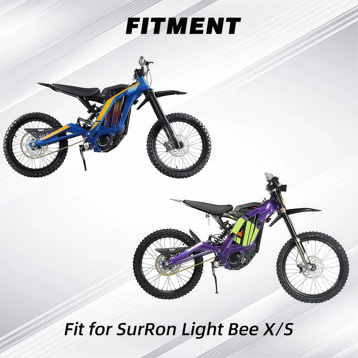 JFG RACING cover installed on SurRon Light Bee demonstrating secure fit