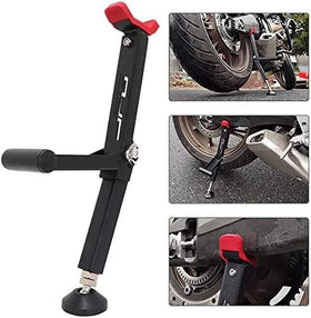 JFG RACING rider using stand roadside highlighting emergency repair readiness benefit