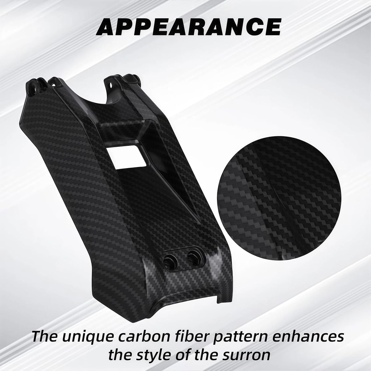 JFG RACING mounting points detail displaying alignment and easy installation
