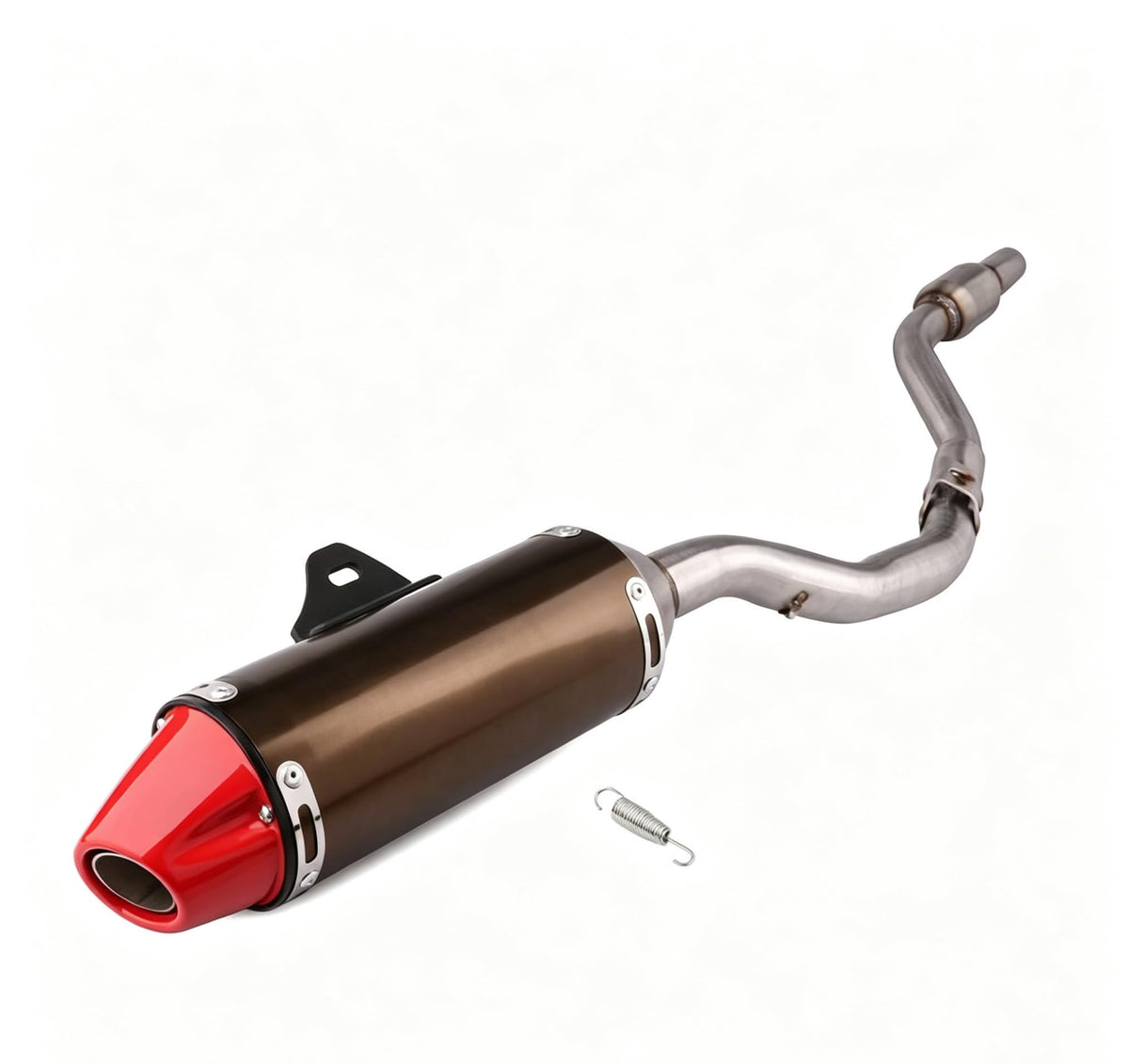 JFG RACING boxed complete muffler system ready to install for fast replacement