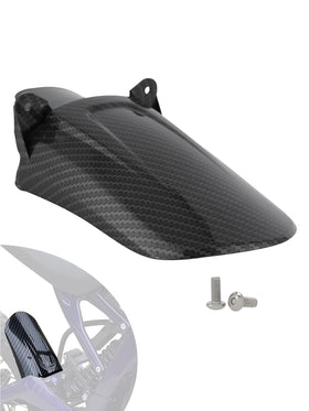 JFG RACING rear fender front view showing clean fit and sleek carbon-style look