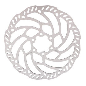 JFG RACING rotor porous pattern detail improving cooling and water shedding