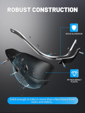 JFG RACING side view showing cable routing and neater handlebar layout