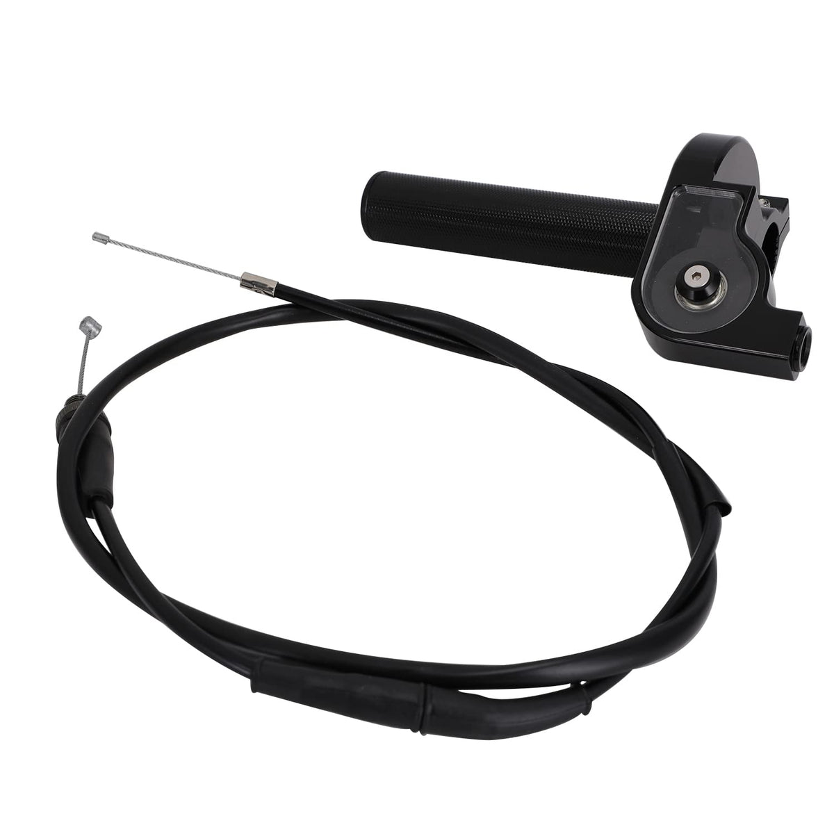 JFG RACING throttle cable detail showing routing for smoother response