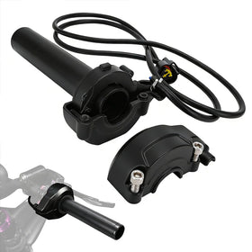 JFG RACING throttle front assembly showing fitment and clean controls for better handling
