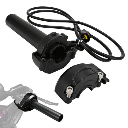 JFG RACING throttle front assembly showing fitment and clean controls for better handling