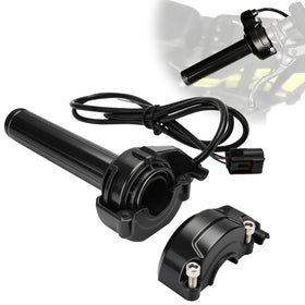 JFG RACING throttle front view showing clean profile and durable design benefit