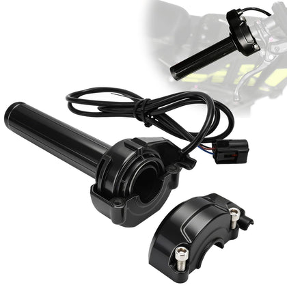 JFG RACING throttle front view showing clean profile and durable design benefit