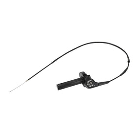JFG RACING installed on pit bike handlebar showing fitment and accessory clearance