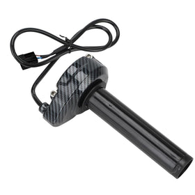 JFG RACING throttle on a trail bike illustrating dependable modulation while riding