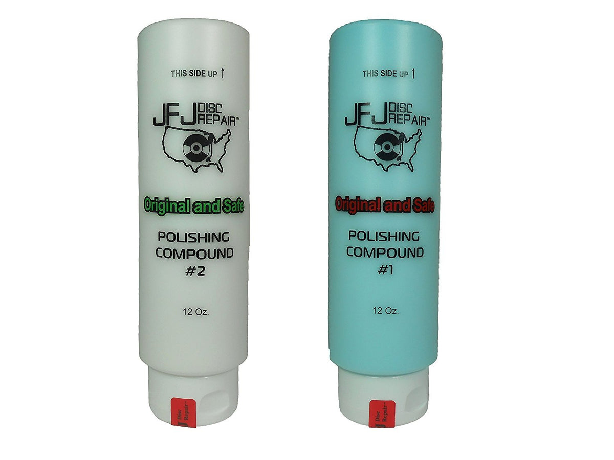 JFJ Easy Pro front packaging showing both Blue #1 and White #2 for clear cleaning