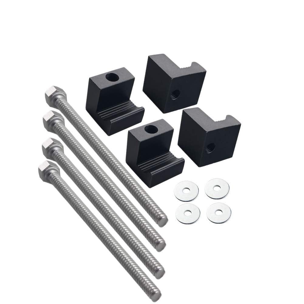 JGR hardware and four-piece kit laid out for quick installation and durability