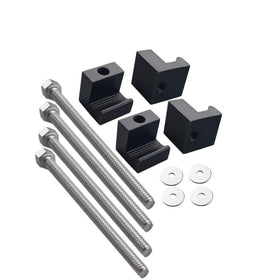 JGR hardware and four-piece kit laid out for quick installation and durability