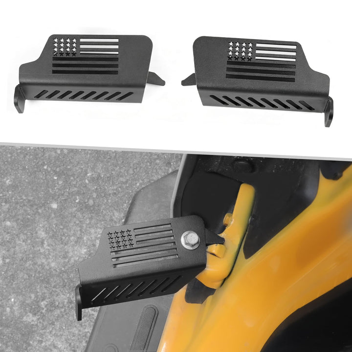 JHD-TOGO front packaging view showing two pegs and US flag design, durable finish benefit