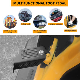 JHD-TOGO mounted on Bronco door showing fit and stability, secure resting benefit