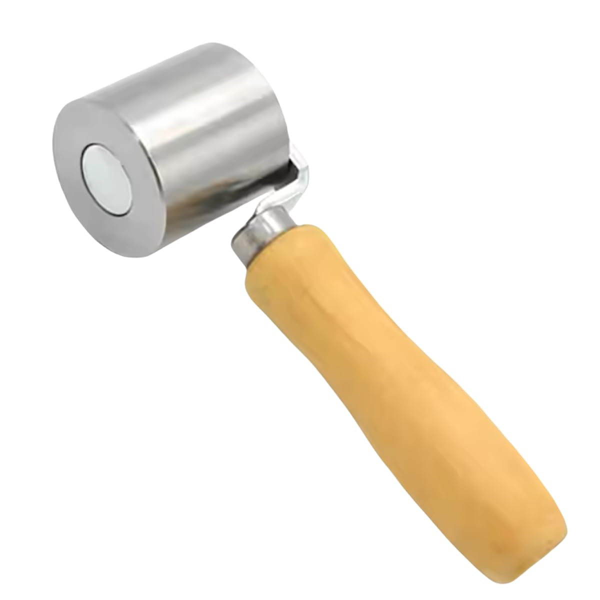 JIADING seam roller front view showing stainless steel wheel and frame for reliable pressure