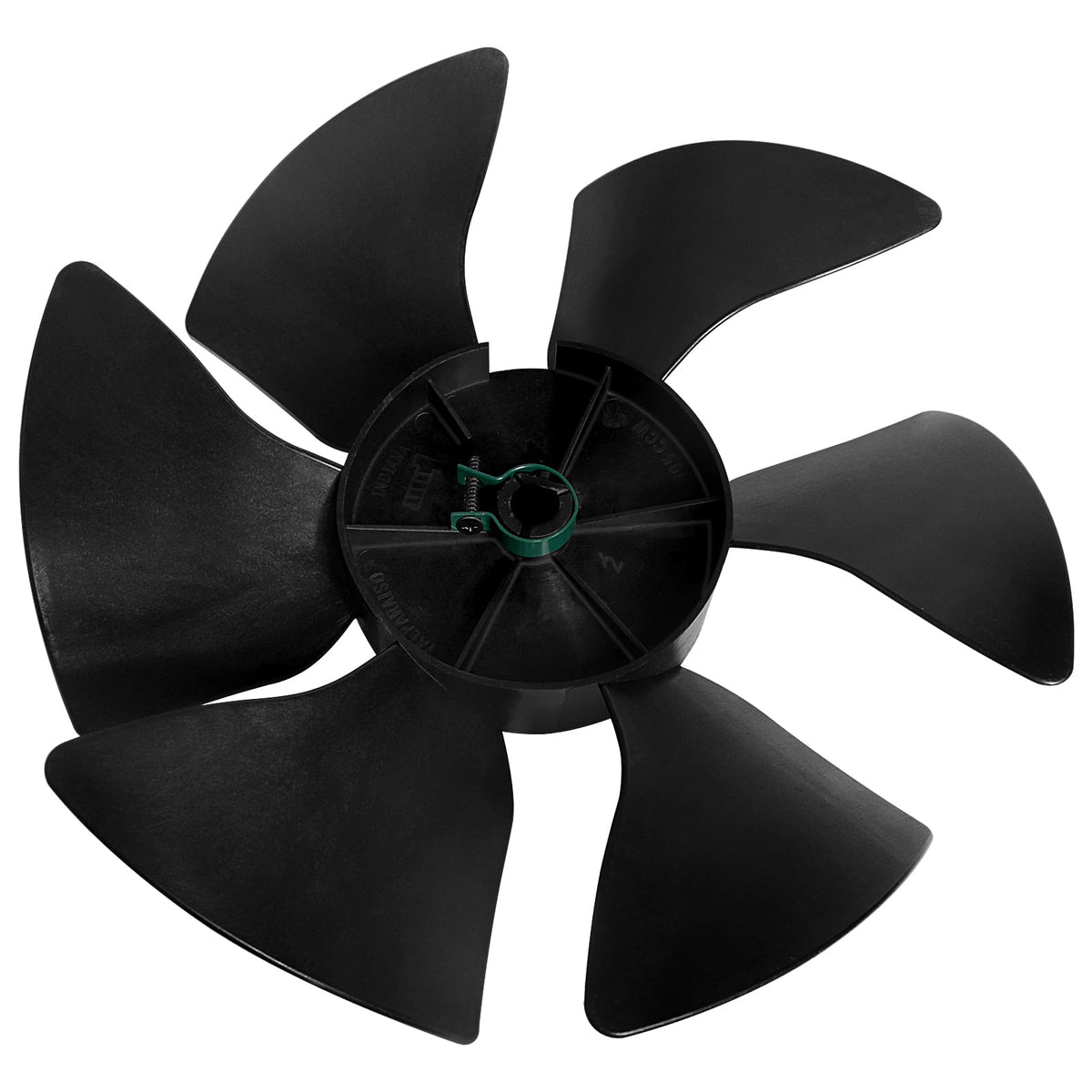 JIANBENKJ fan blade front view showing full 10.5-inch diameter and restored airflow benefit
