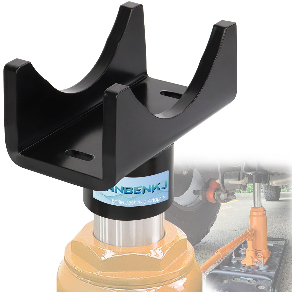 JIANBENKJ adapter front view showing sturdy cradle and benefit of secure seating