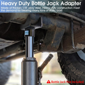 JIANBENKJ adapter mounted on round axle showing slip-resistant contact and safer lifting