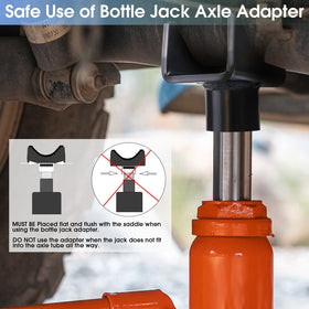 JIANBENKJ adapter fitted to square axle showing compatibility and steady support