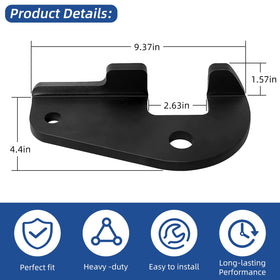 JIANBENKJ adapter attached to friction sway bar showing stability benefit