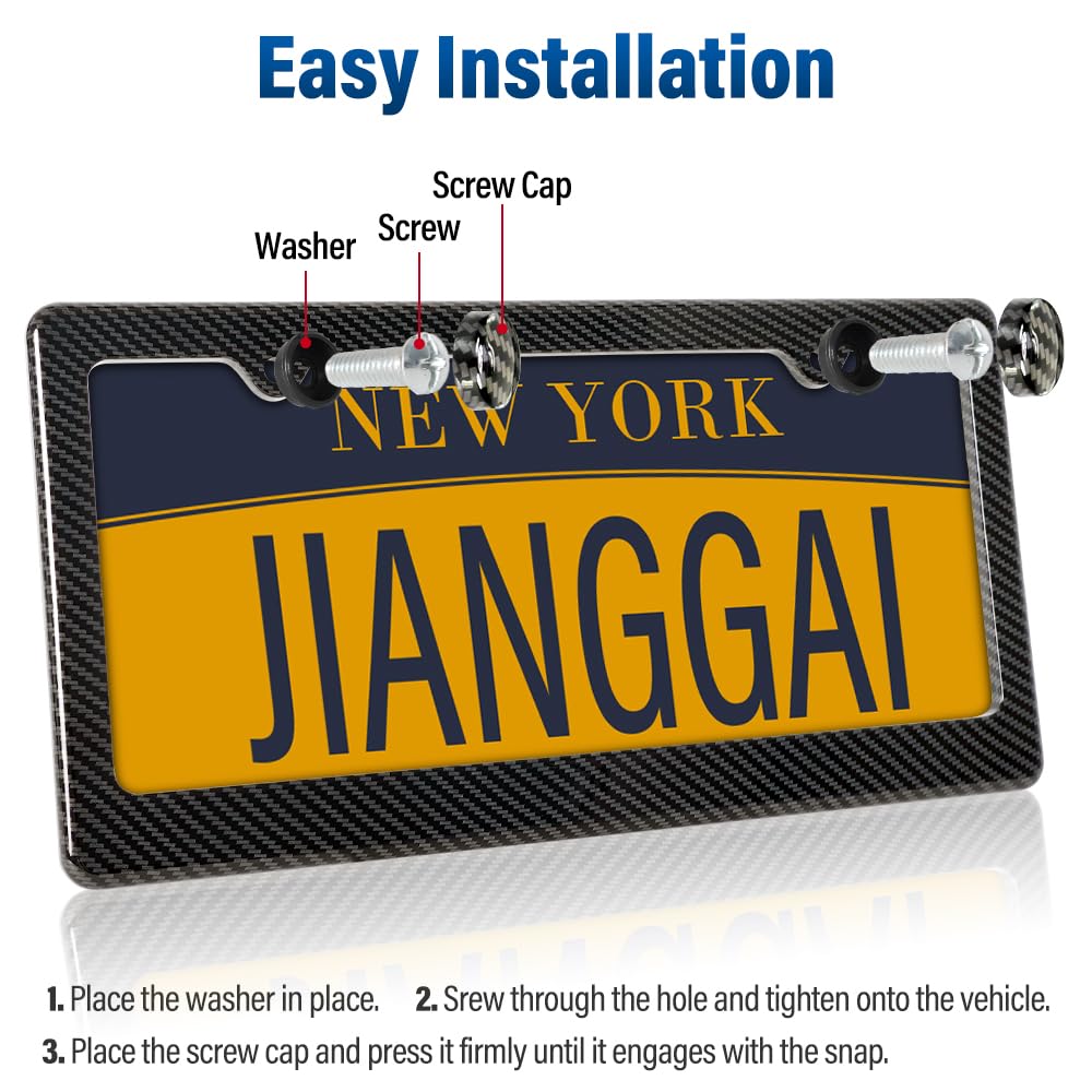 JIANGGAI installed on a sedan rear demonstrating secure, rust-free appearance