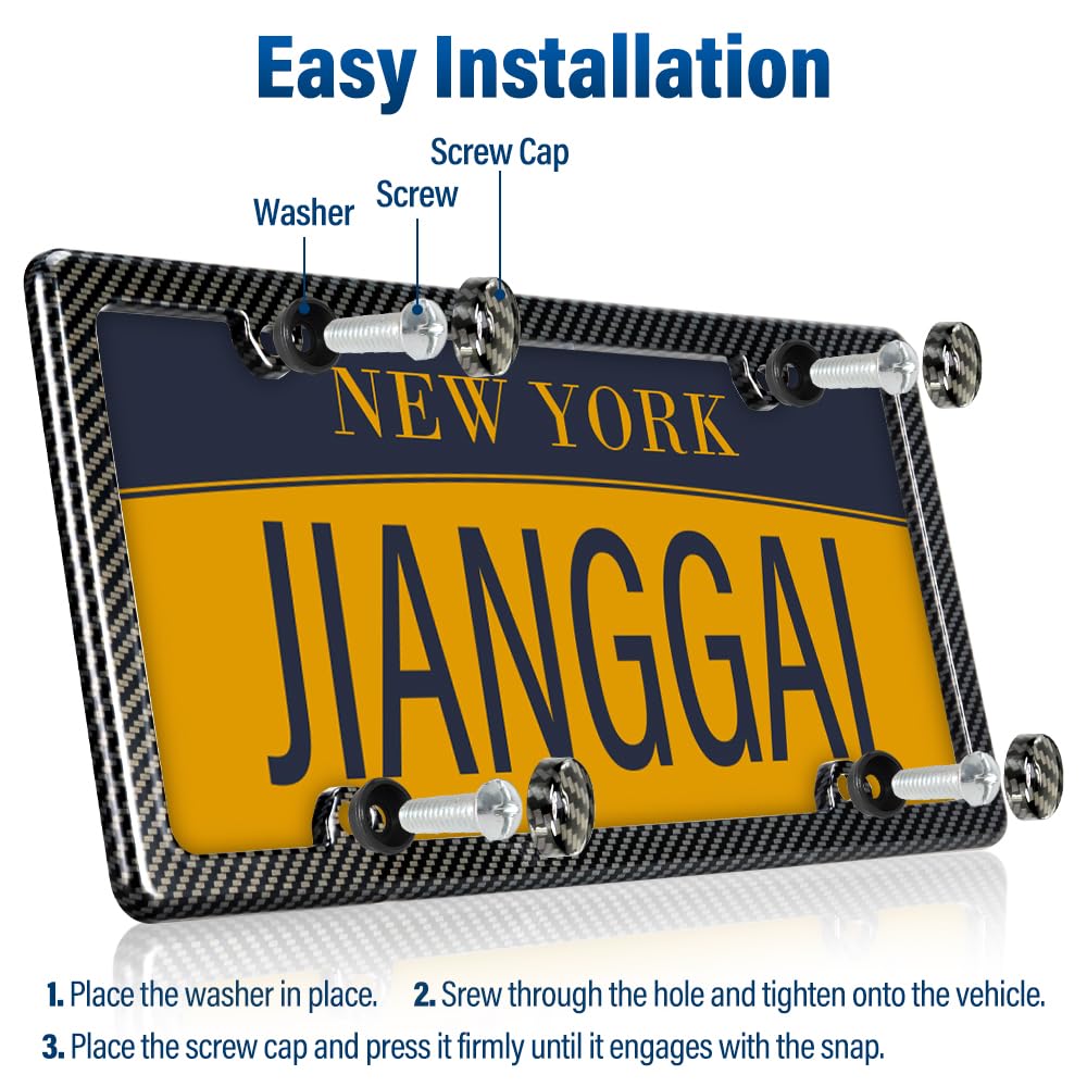 JIANGGAI screw hardware and screwdriver included for secure anti-theft installation