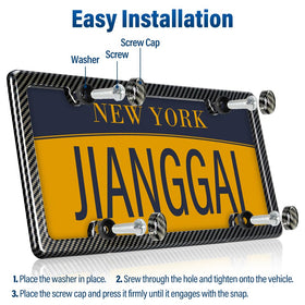 JIANGGAI screw hardware and screwdriver included for secure anti-theft installation