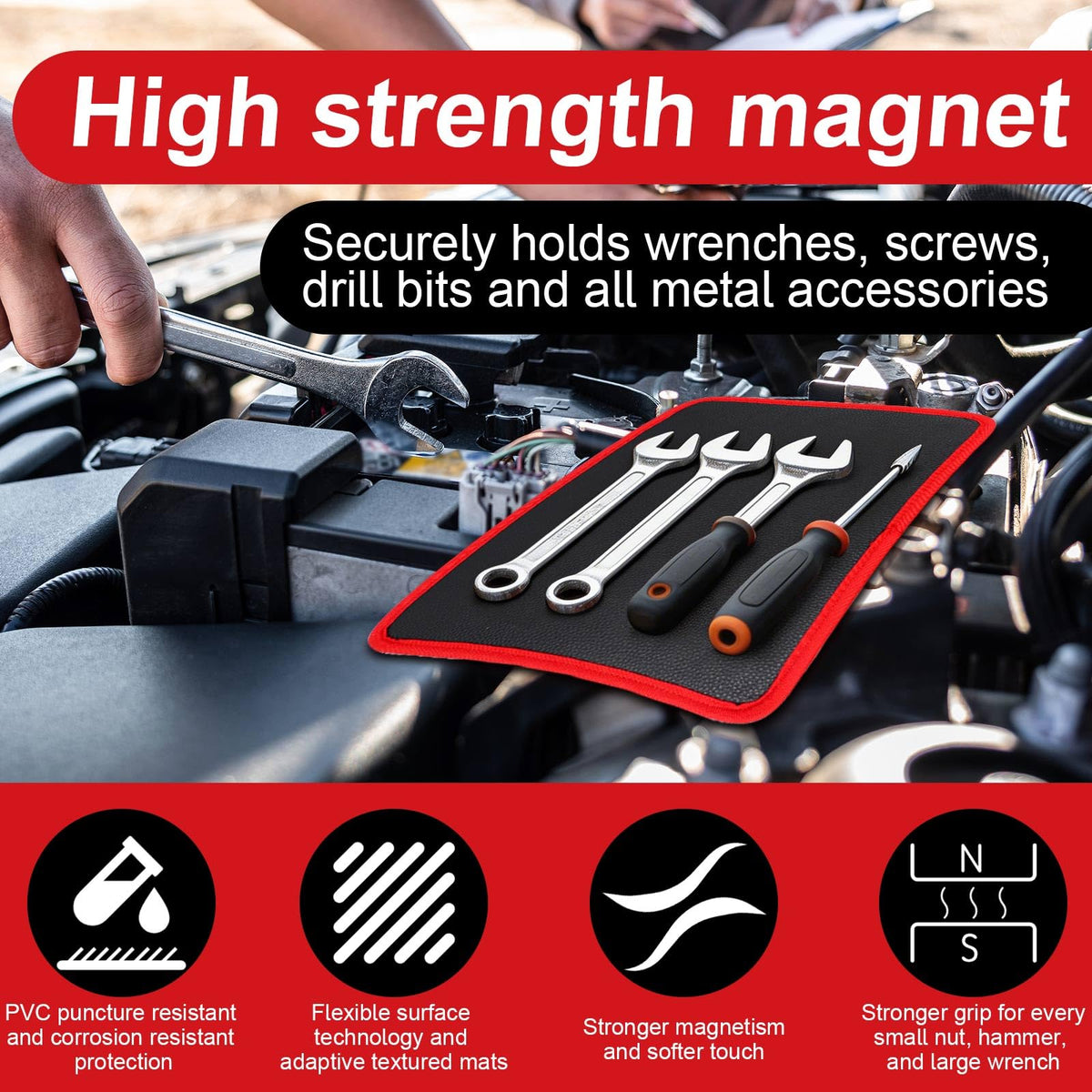 JIANGGX mats bent on curved metal demonstrating flexible fit