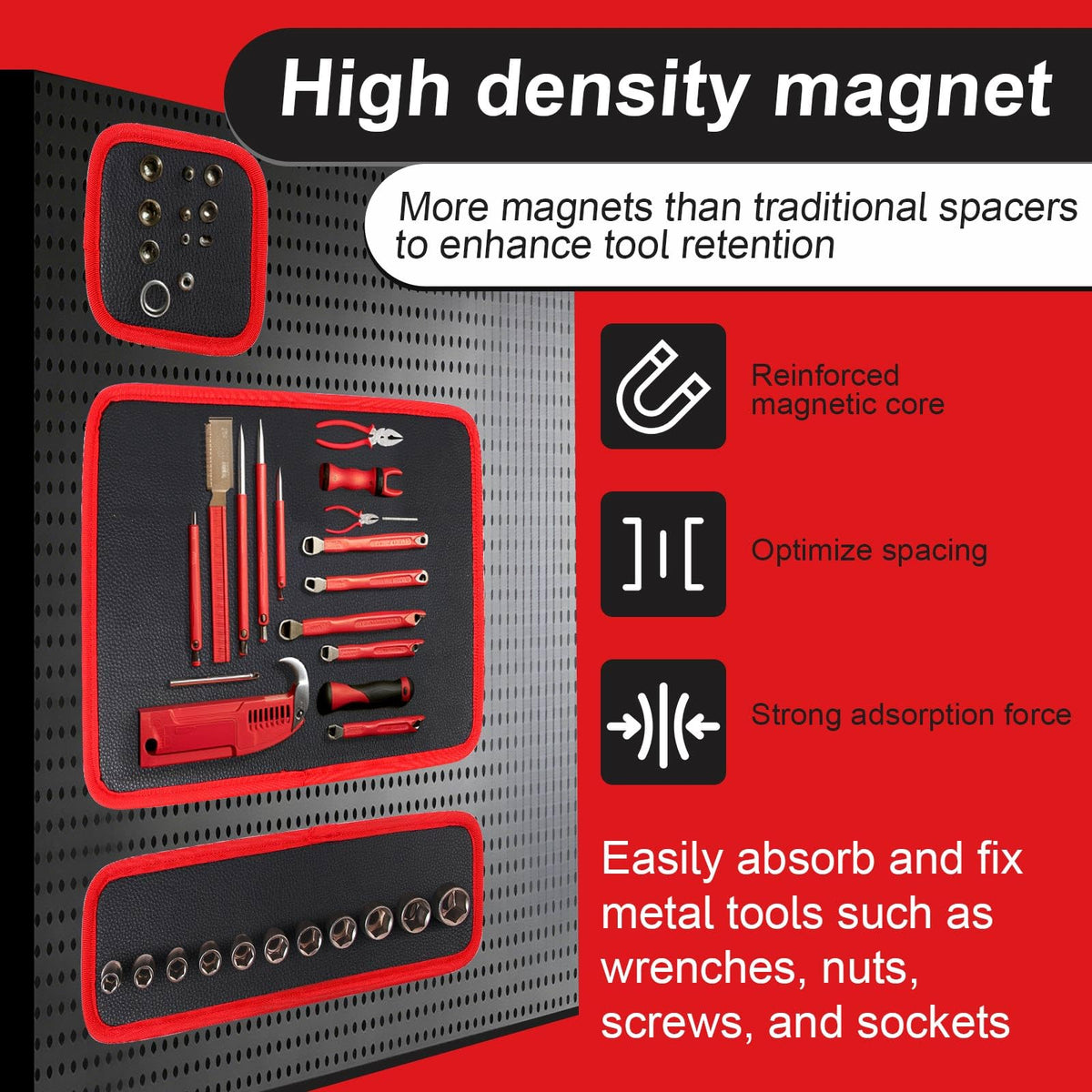 JIANGGX medium mat attached to toolbox holding pliers