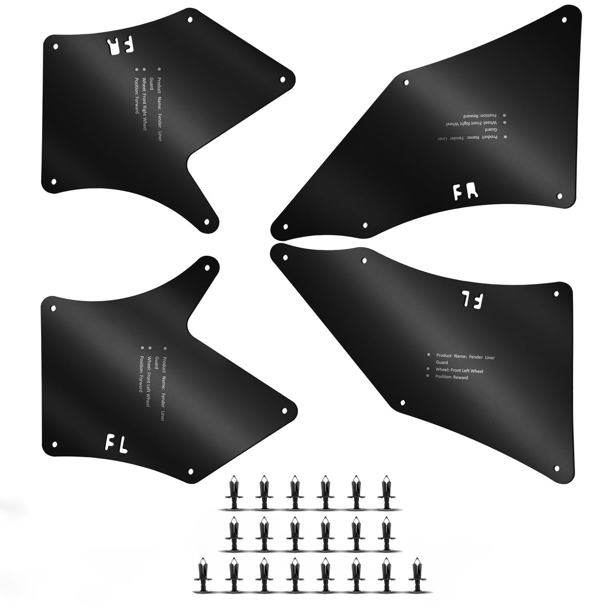 jiankun front left liner showing precise fit and protection