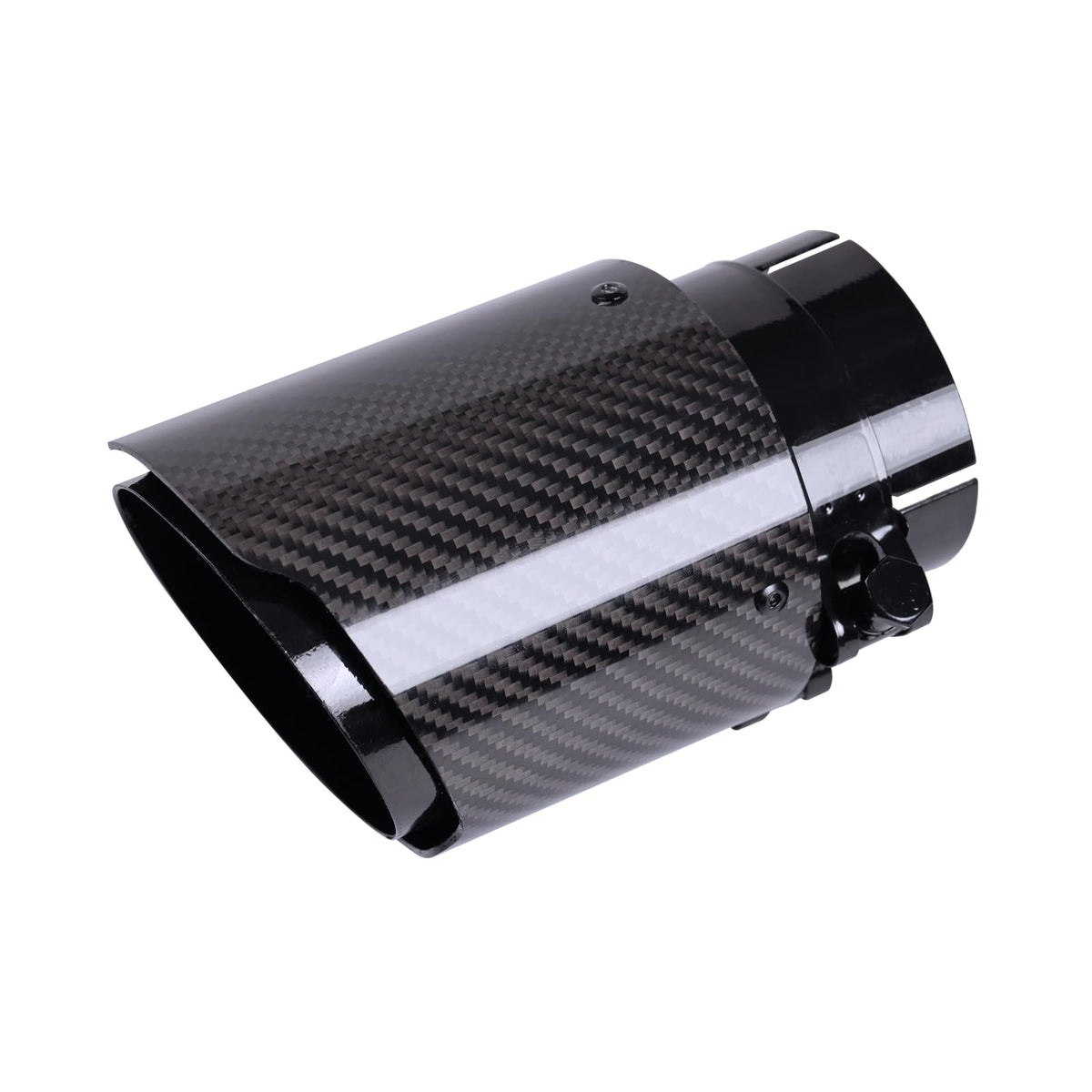 Jiarear carbon fiber front view showing sleek gloss finish and improved rear styling