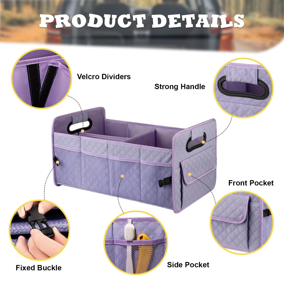 JiatuA open organizer showing adjustable dividers for secure, customized storage benefit