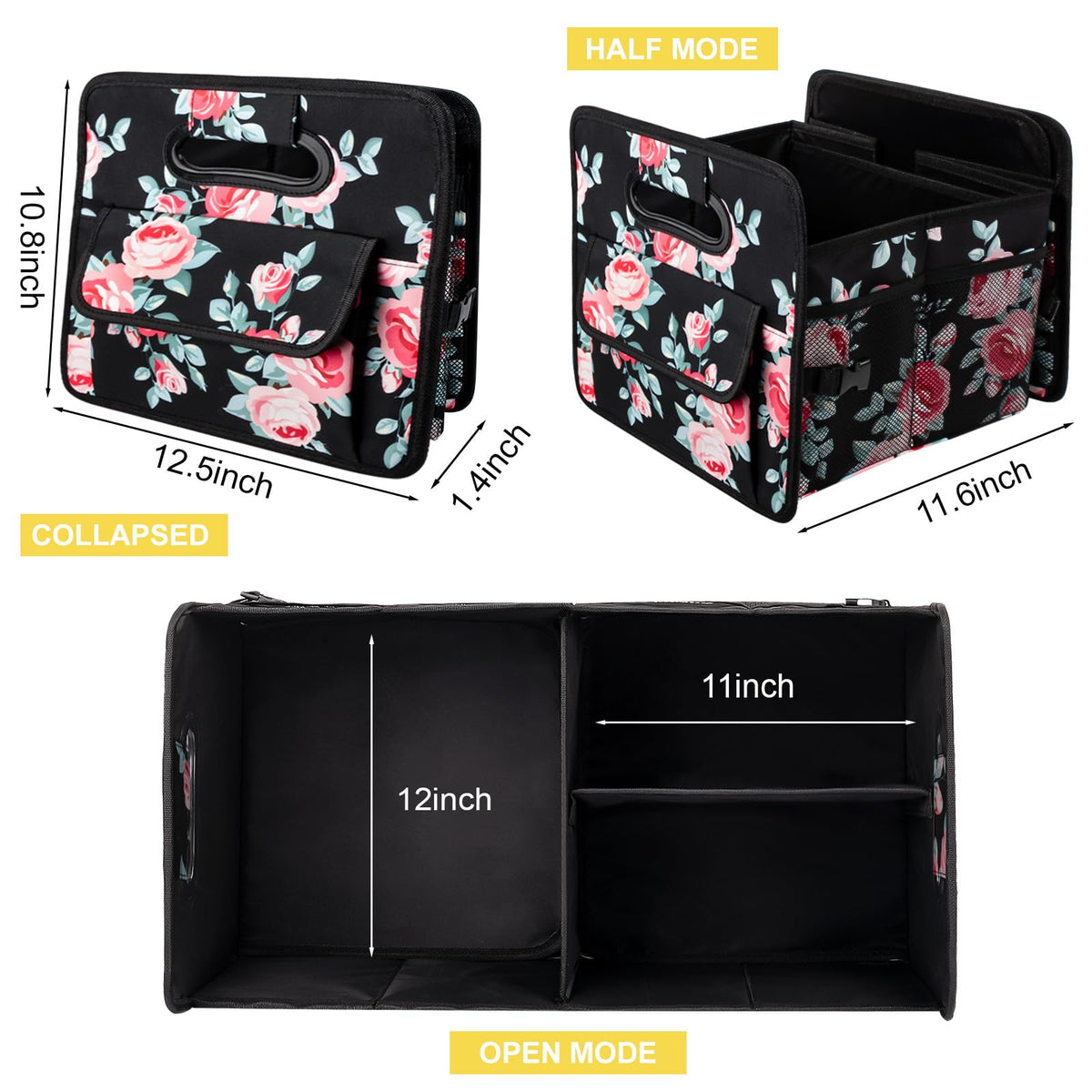 JiatuA folded organizer secured with buckle for compact storage and convenience