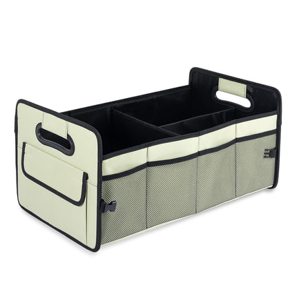 JiatuA front view light green organizer showing compartments and tidy storage benefit