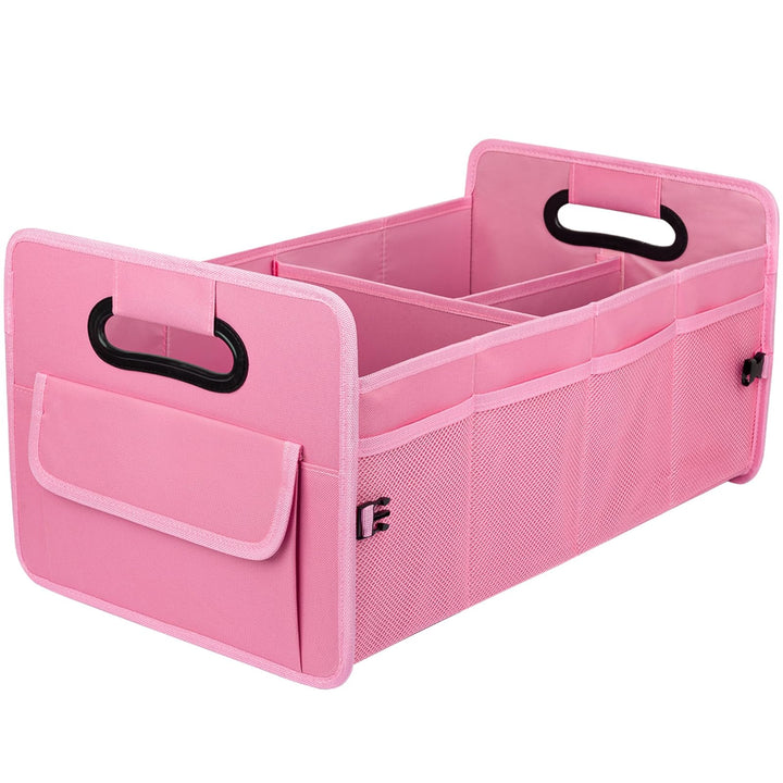 JiatuA front view in pink showing stable storage and quick access