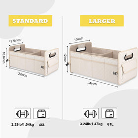 JiatuA placed in an SUV cargo area showing perfect fit and organized gear