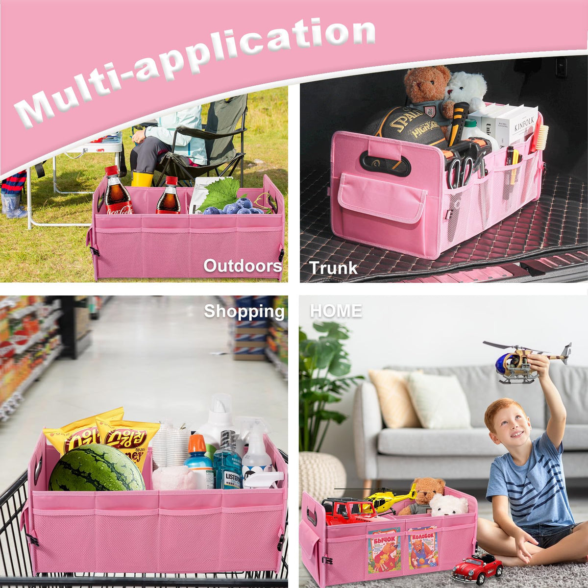 JiatuA placed in an SUV trunk illustrating universal fit and neatness