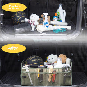 JiatuA in trunk carrying groceries to prevent sliding and protect items