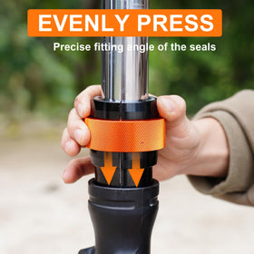 JIAYAN tool in use pressing a new seal into place for protected seals benefit